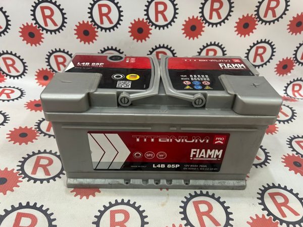 Batteria auto Fiamm titanium L4B 85ah 730 spunto polo positivo dx garanzia 2anni