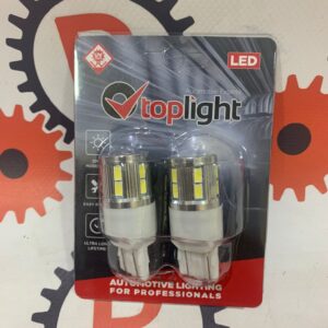 Set lampade T20 2 luci a led smd con cabus 12v (2pz) marca Toplight 39415