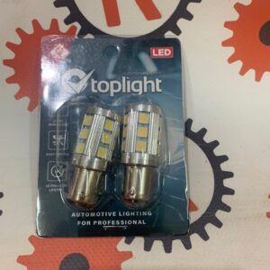 Set lampade P21/5W a led smd con canbus 12v (2pz) marca Topligth 39217