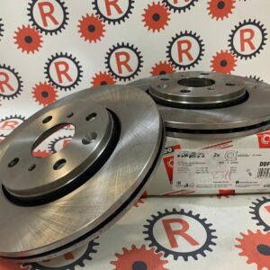 Coppia dischi freno anteriori marca Ferodo Citroen c1 Peugeot 107-108 Toyota aygo DDF1527