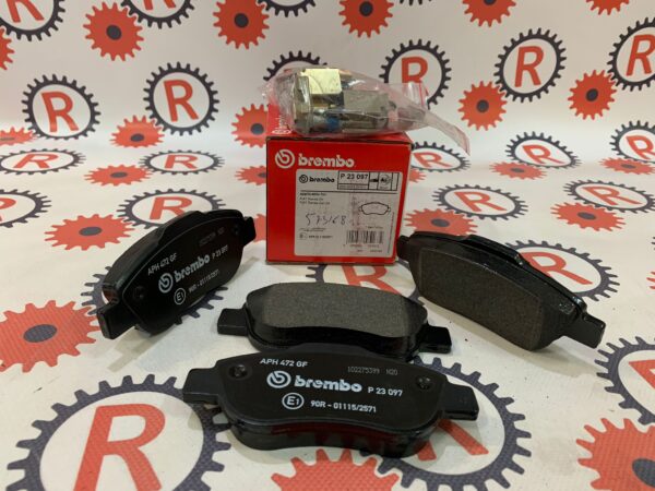 Kit pastiglie freni anteriori marca Brembo Fiat Panda (169) P23097 oem 77362689