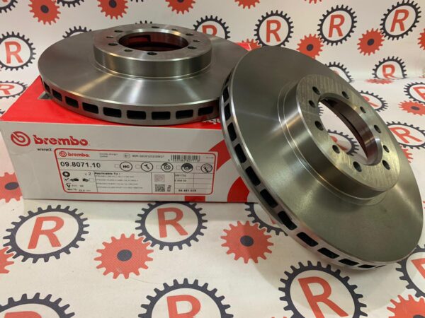 Coppia dischi freno anteriori marca Brembo Mitsubishi 09.8071.10